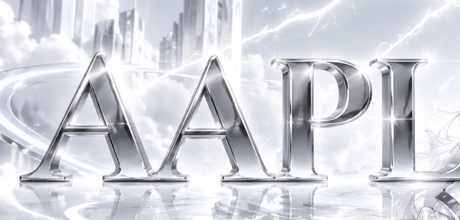 Chrome AAPL wordmark